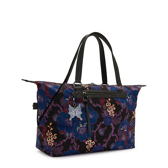 Kipling Art Medium Anna Sui Tote Tassen Zwart Camo | BE 1455NW